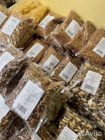 Орехи и сухофрукты в розницу