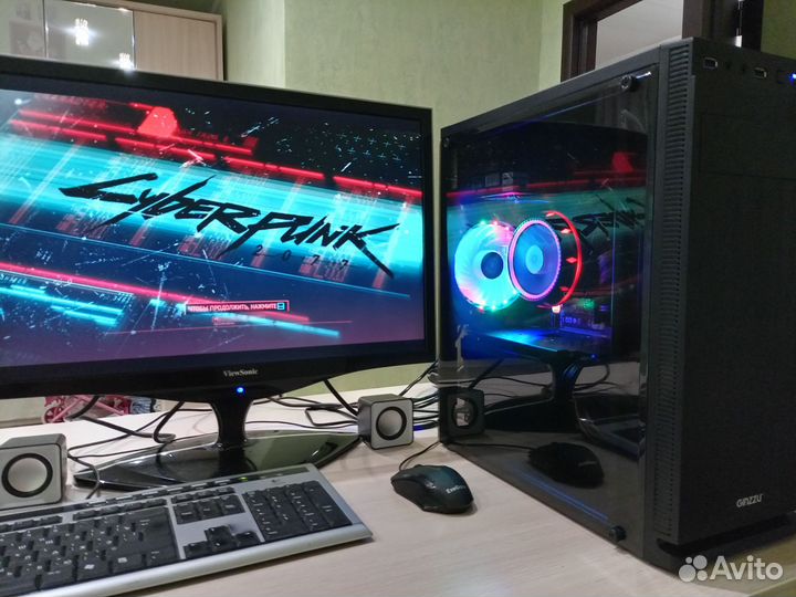 Игровой пк Intel 6core-12/RX 470 4GB/12 gb/ssd 128