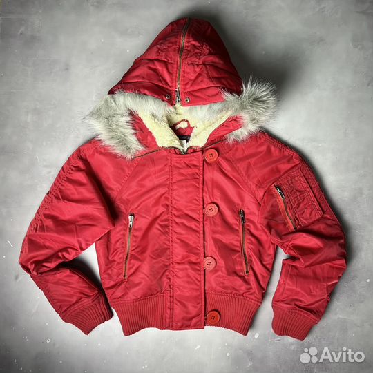 Аляска Calvin Klein Puffer Jacket Bomber Japan y2k