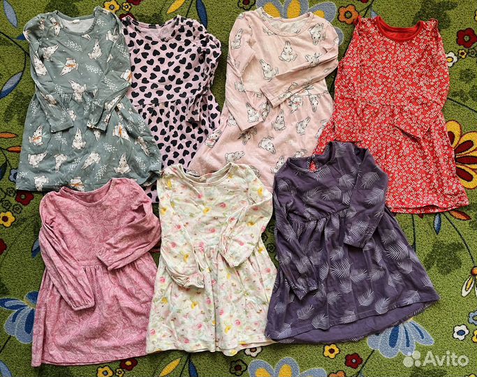 Платья пакетом для девочки 92 98
