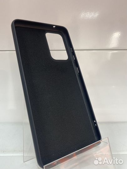 Чехол силиконовый samsung Galaxy A52 черный