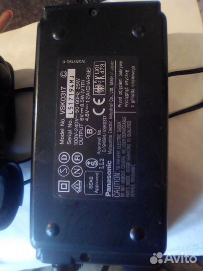 Аналоговая видеокамера Panasonic NV-A3 (1994 г)