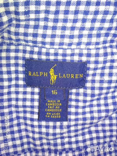 Рубашка Ralph Lauren14-16л