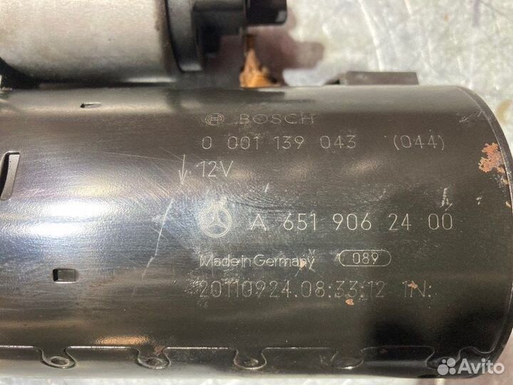 Стартер Mercedes Glk X204 OM651 2.2 CDI 2011