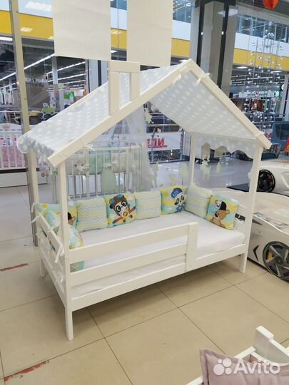 Кровать-Домик 160*80 из массива сосны