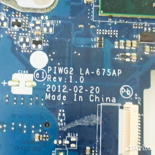 Материнская плата Lenovo G570 la-675ap rev.1.0