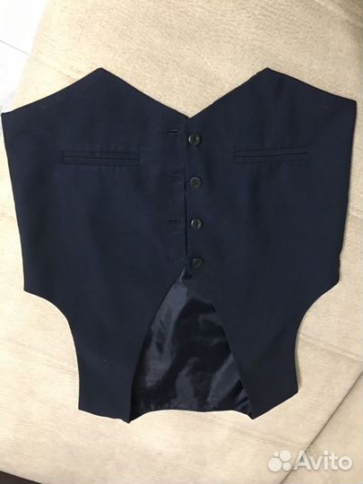 Жилет темно-синий школьный