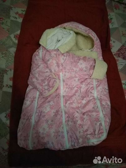 2 Конверта в коляску, зима и весна