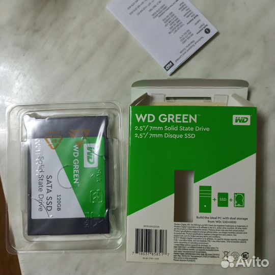 Жесткий диск SSD WD Green 120 GB