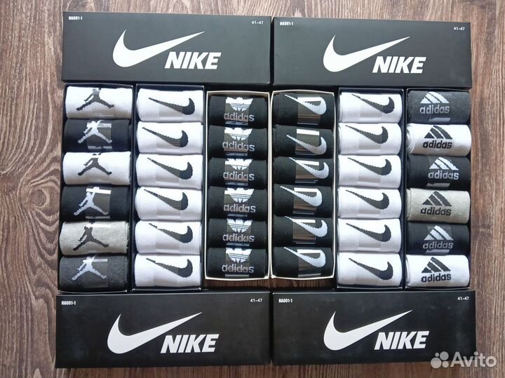 Носки Nike Adidas Reebok