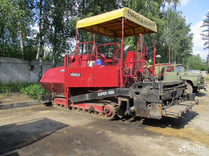 Асфальтобетоноукладчик Vogele SUPER 1800-2, 1993