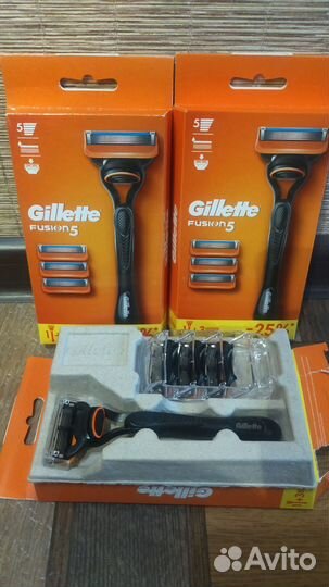 Станок Gillette Fusion5+4 кассеты, оригинал