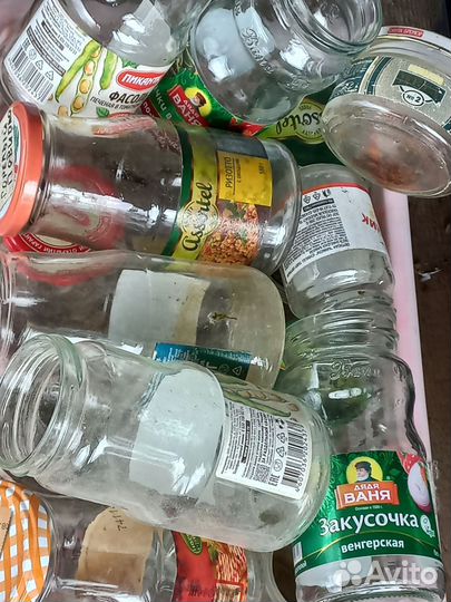 Банка стеклянная разная