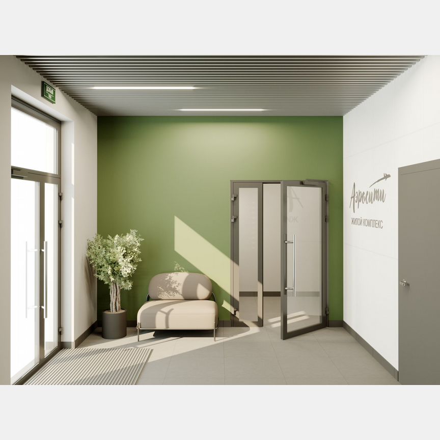 2-к. квартира, 56 м², 2/12 эт.