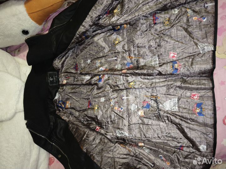 Куртка из экокожи женская 46