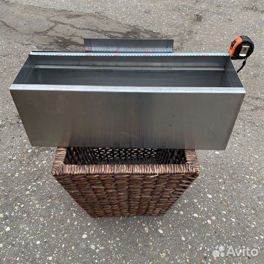 Бак из нержавейки 68*25*23 см