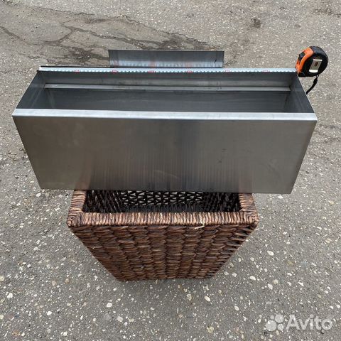 Бак из нержавейки 68*25*23 см