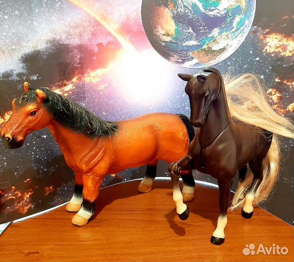 Пара лошадей, 27 см