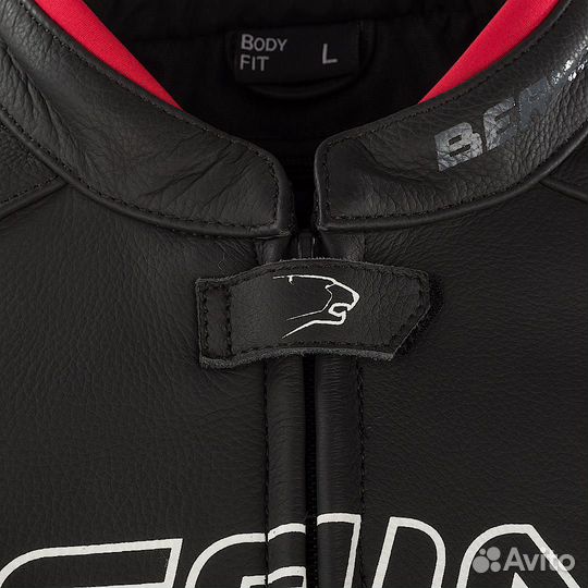 Куртка кожаная Bering cletor Black