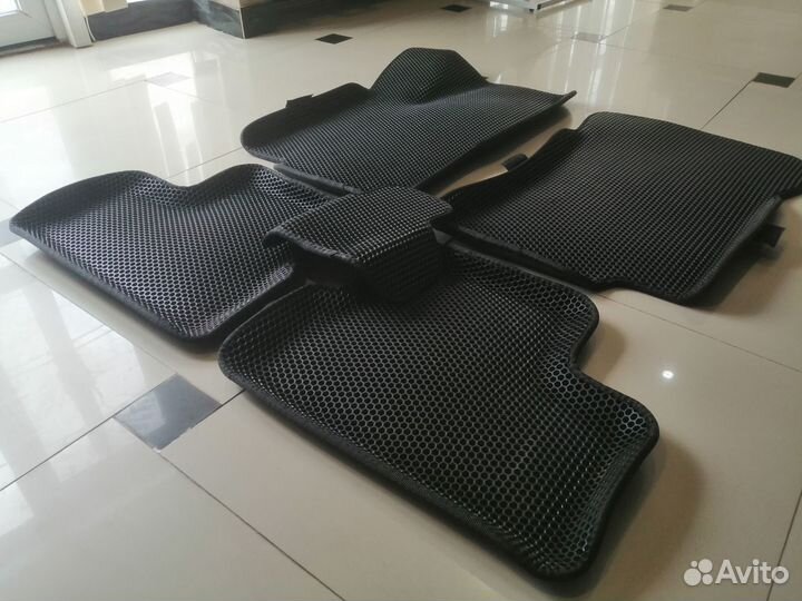 Коврики Ева 3D для LADA Granta/Datsun On Do черные