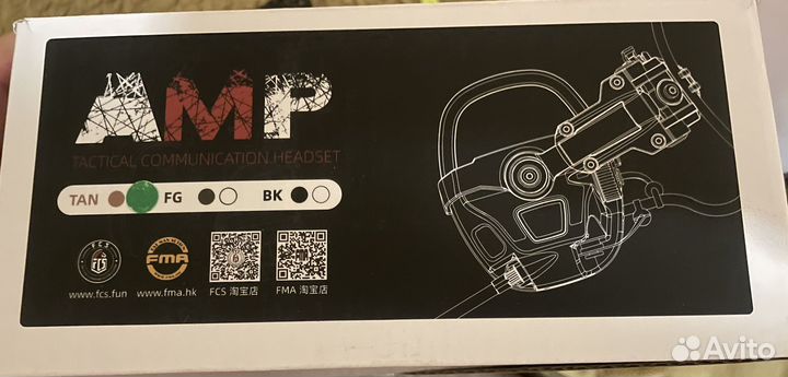 Активные наушники AMP для стрельбы