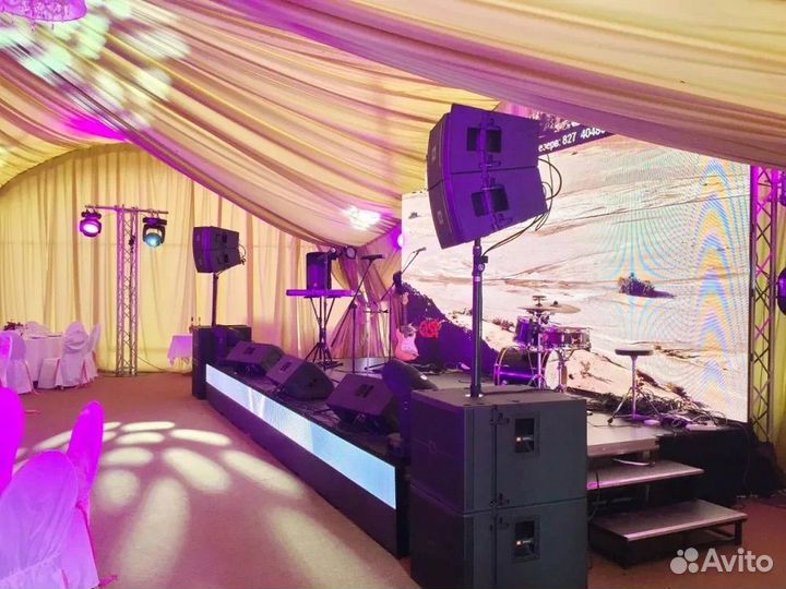 Аренда готовых комплектов звук /свет для праздника