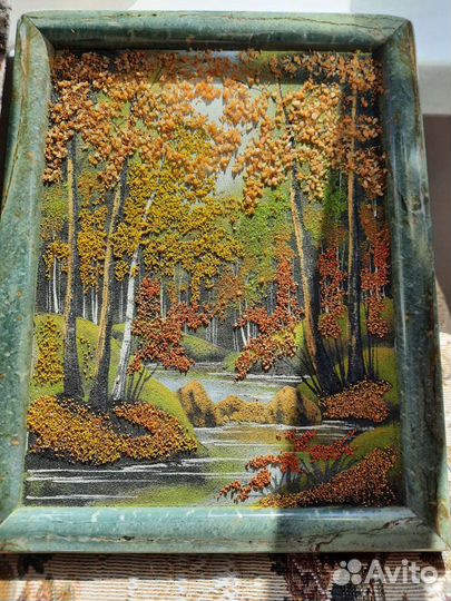 Панно из камня