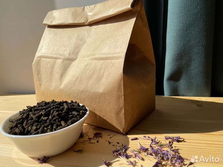 Иван чай 1кг кипрей 2О23 без кофеина, насыщенный