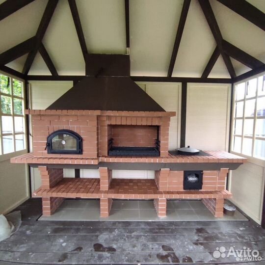 Печи барбекю, гриль, мангал