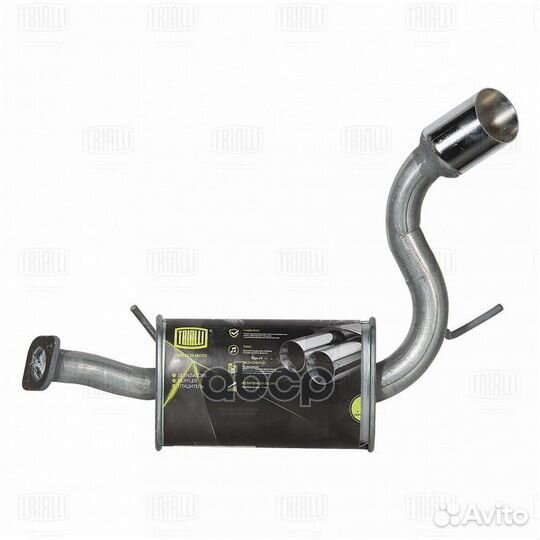 Глушитель осн. алюм. для ам Chevrolet Captiva