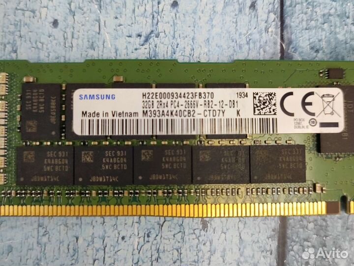 Серверная оперативная память 32GB DDR4 2666Mhz