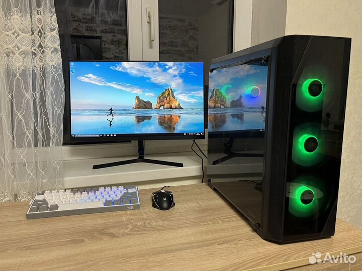 Игровой пк в сборе с монитором 165hz