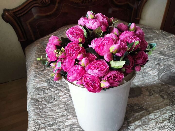 Букет пионов невянущих