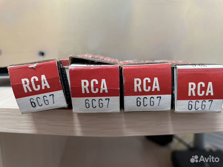 Лампа RCA Radiotrin 6CG7