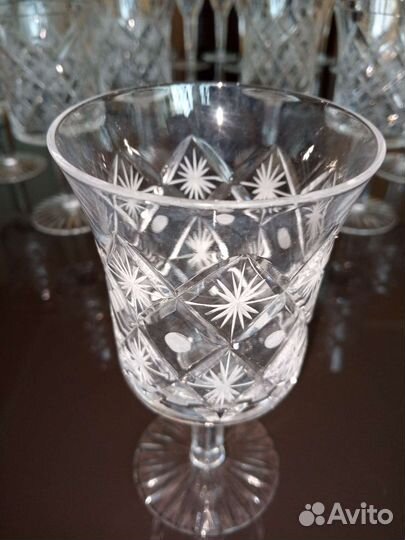 Хрустальные бокалы для вина СССР