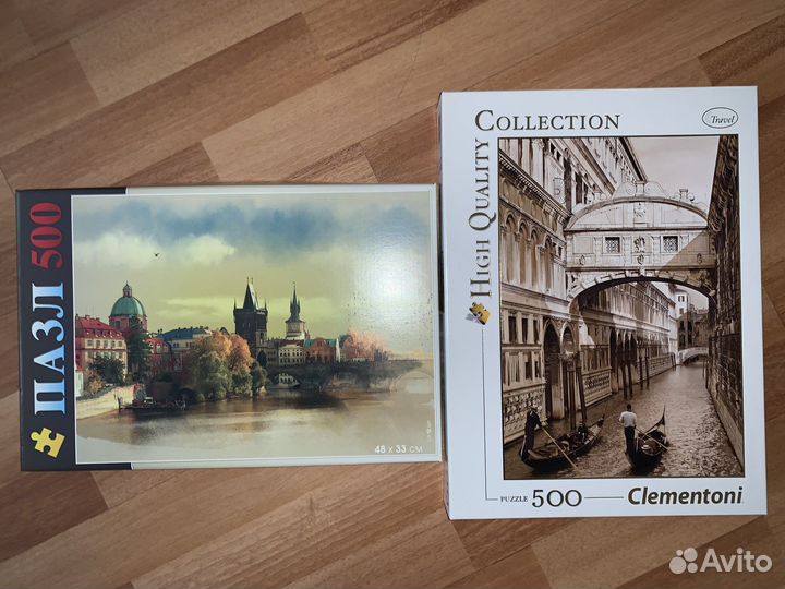 Пазлы Clementoni и Hatber 500 эл