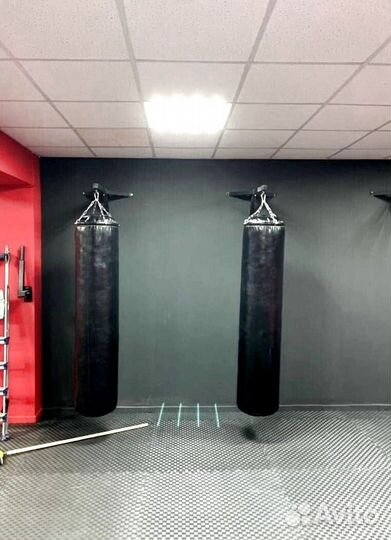 Боксерская груша черная двойные швы