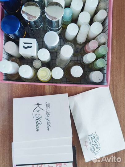 Остатки отливантов парфюмов