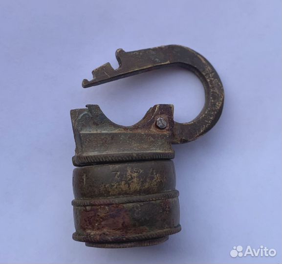 Замок навесной кодовый старинный работает