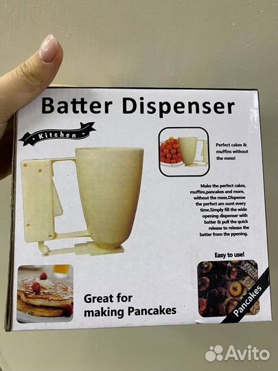 Дозатор для жидкого теста 500 мл batter dispenser