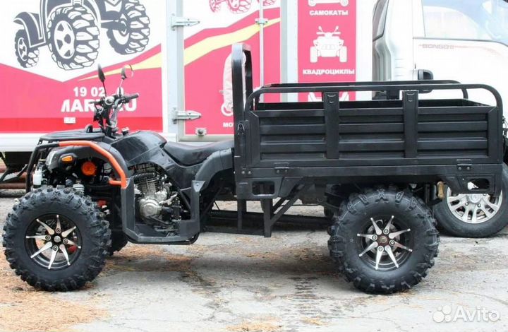 Грузовой Квадроцикл Zongshen 300 4WD с Лебедкой