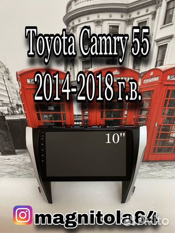 Android магнитола Toyota Camry 50 11-14