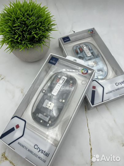 Беспроводная мышь прозрачная