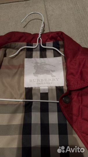 Burberry куртка детская