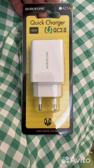 Блок питания новый, быстрая зарядка