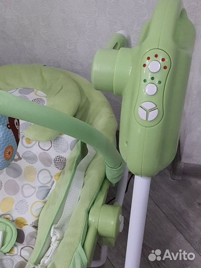 Детские электронные качели-шезлонг 2 в 1babyton