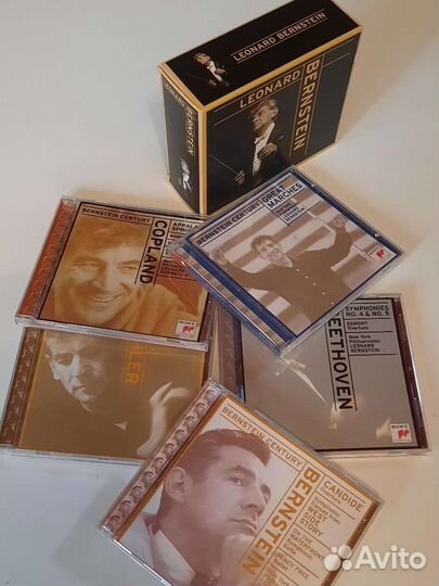 Leonard Bernstein 5 CD бокс диск классика музыка