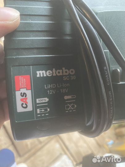 Зарядное устройство Метабо и аккумулятор 18 в 2а
