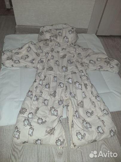 Детский зимний комбинезон трансформер