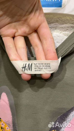 Лонгслив hm для девочки